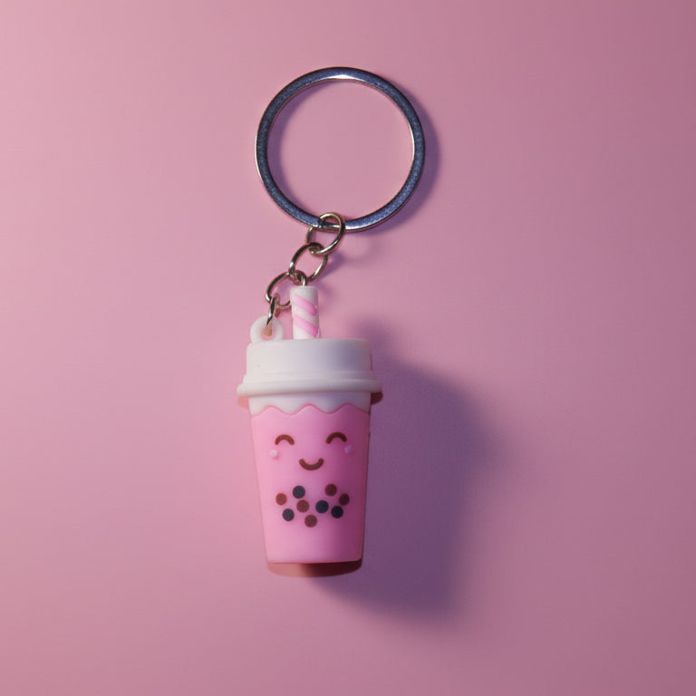 Kawaii Milkshake KeyTag
