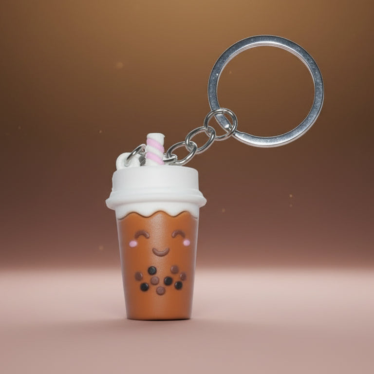 Kawaii Milkshake KeyTag