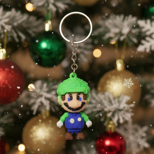 Pixelated Super Mario KeyTag