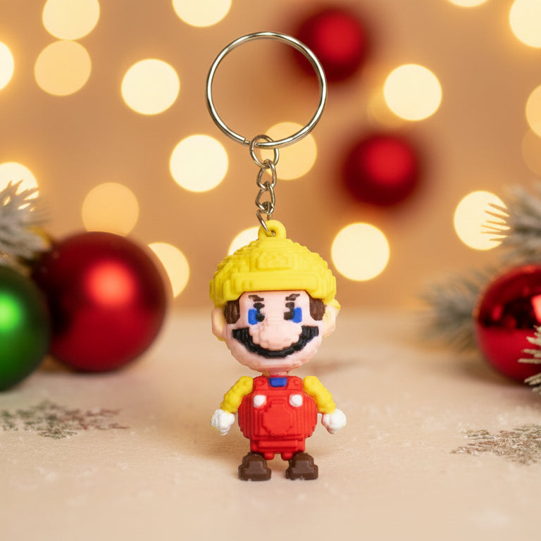Pixelated Super Mario KeyTag